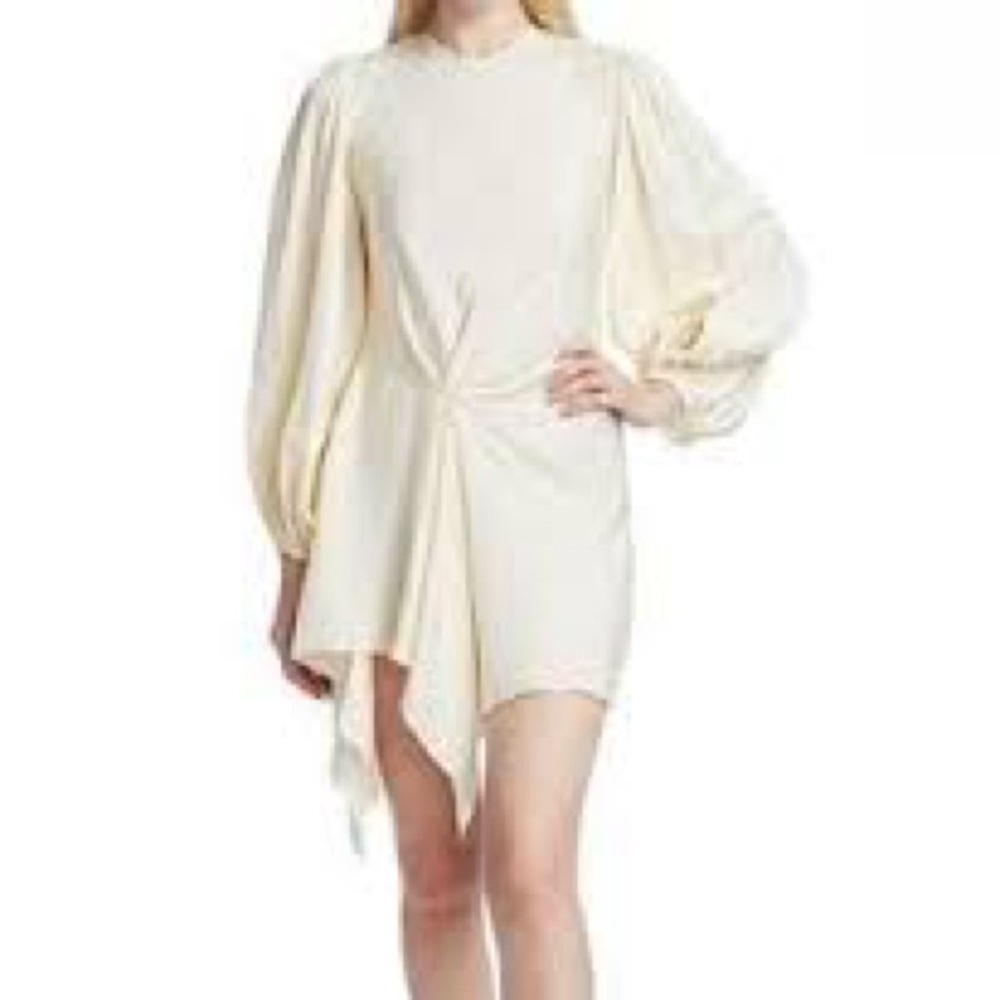 JOHANNA ORTIZ
Love Me Do Blouson Sleeve Mini Dress